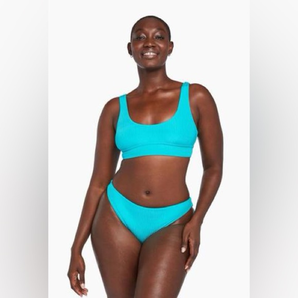 Vitamin A • REVOLVE Sienna Tank Swim Suit in Turquoise